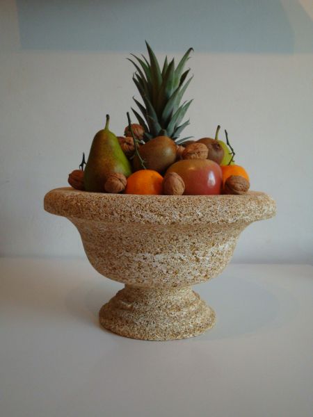 Coupe à fruits en pierre naturelle