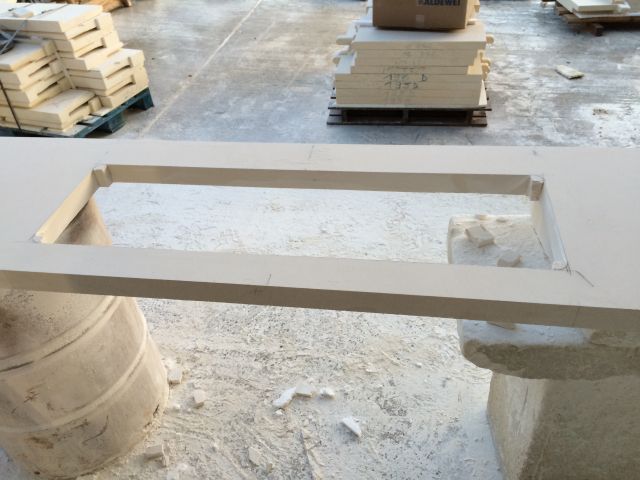 Finition du plan de salle de bain