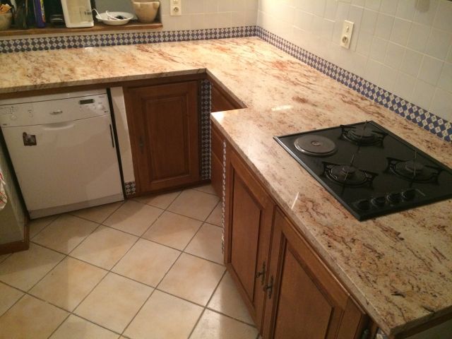 plan de travail de cuisine en granit